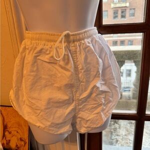 True vintage White Drawstring gym Shorts